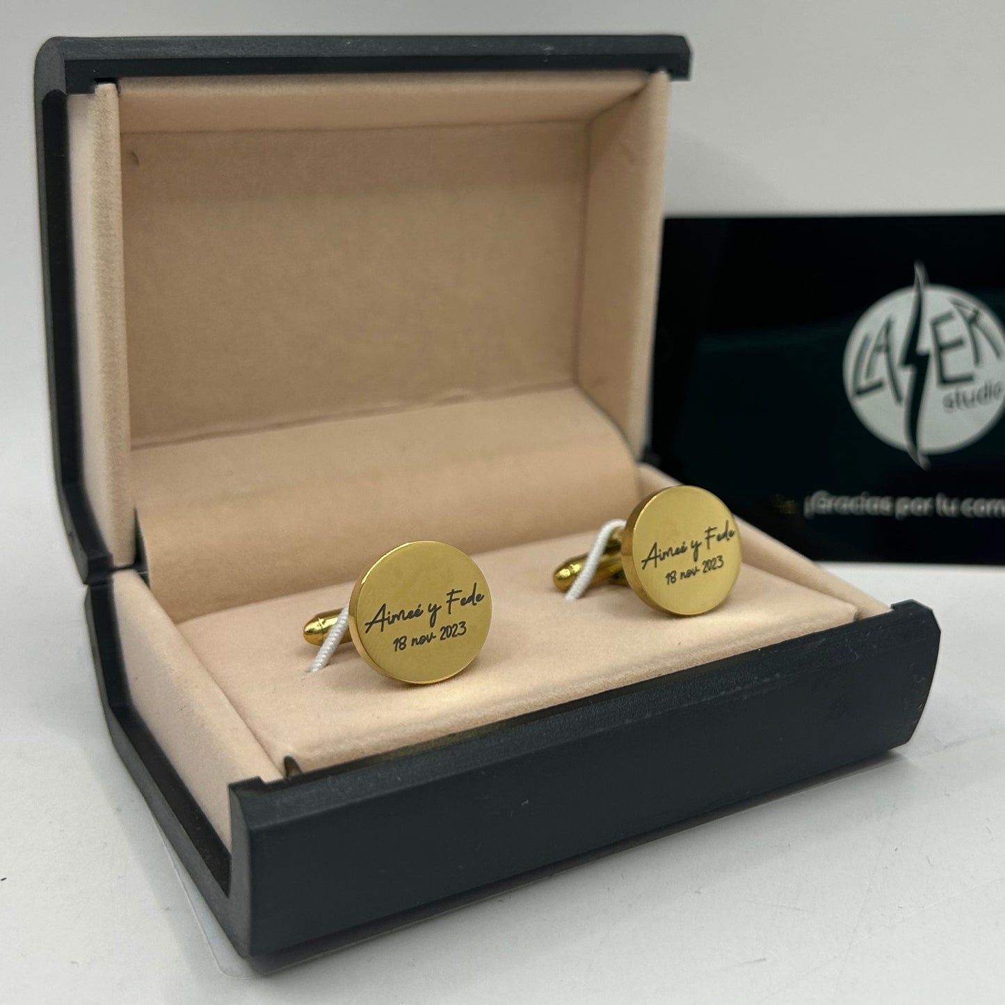 Mancuernillas personalizadas
