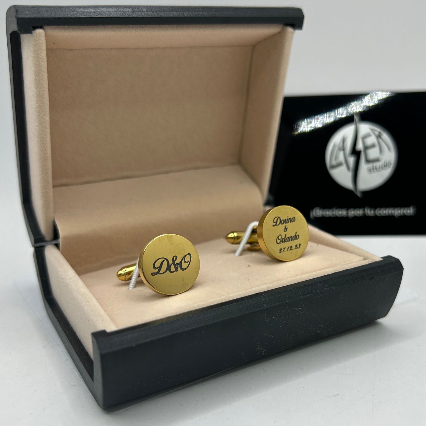 Mancuernillas personalizadas