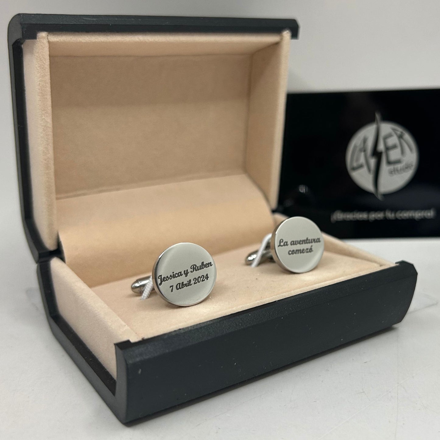 Mancuernillas personalizadas