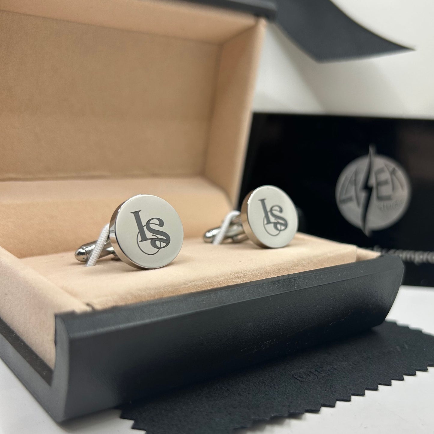 Mancuernillas Personalizadas con Monograma o Gráfico
