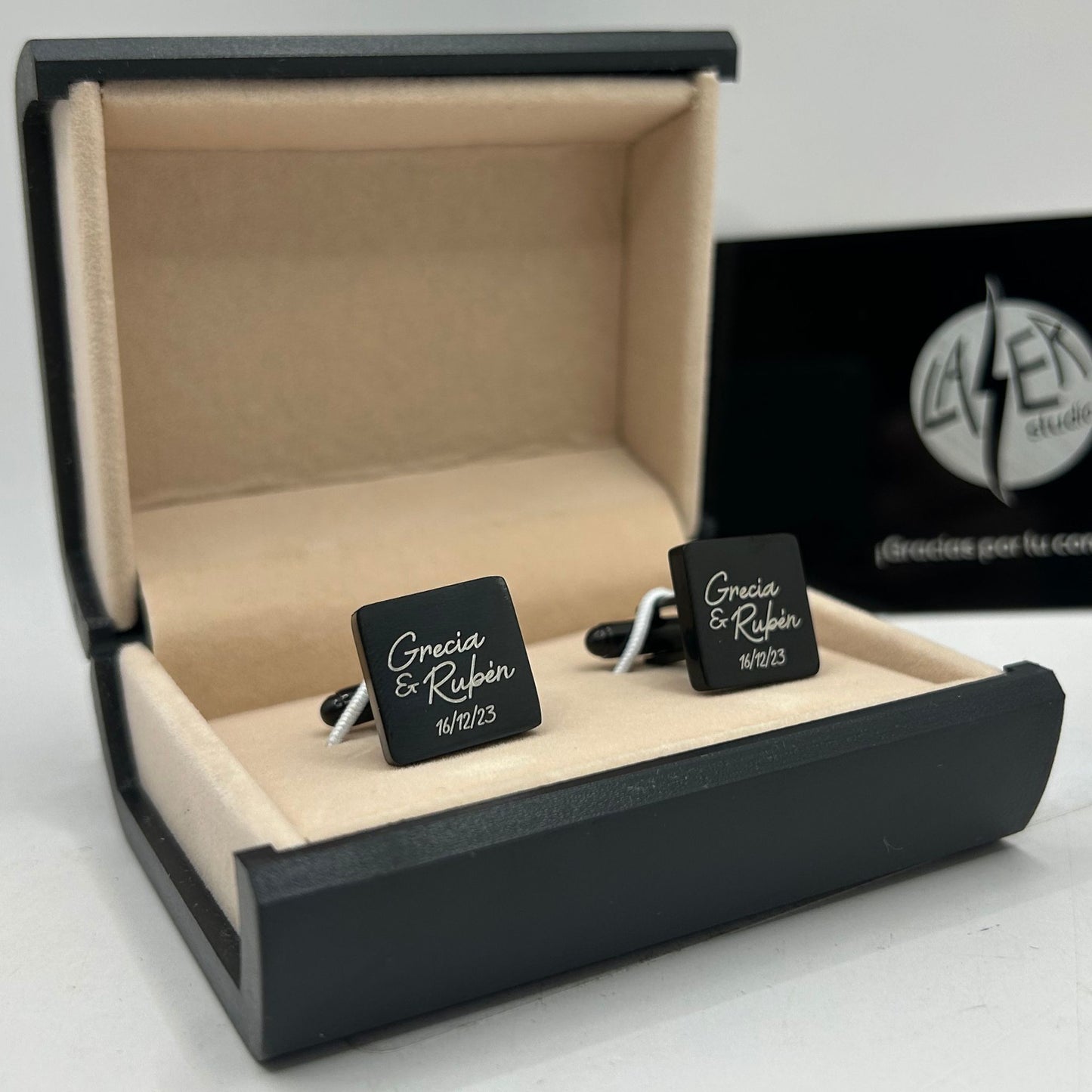 Mancuernillas personalizadas