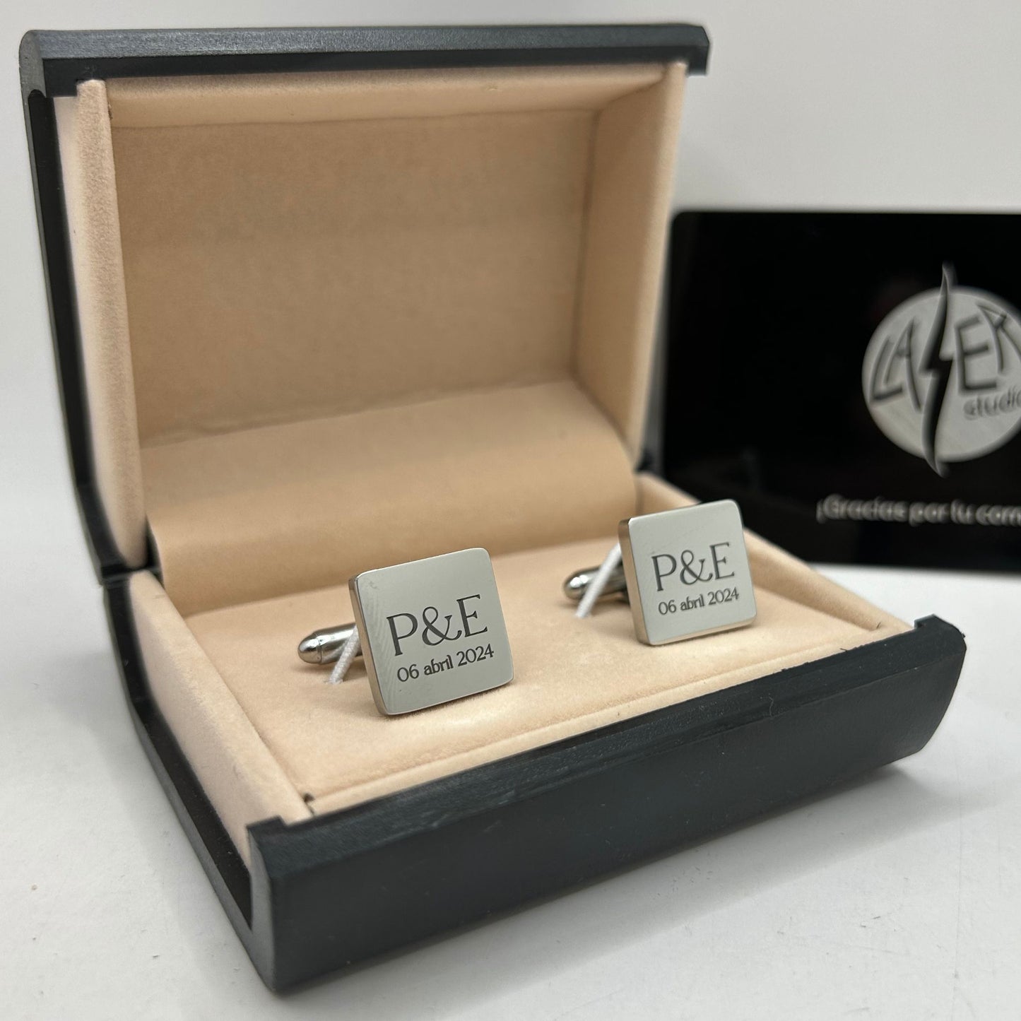 Mancuernillas personalizadas