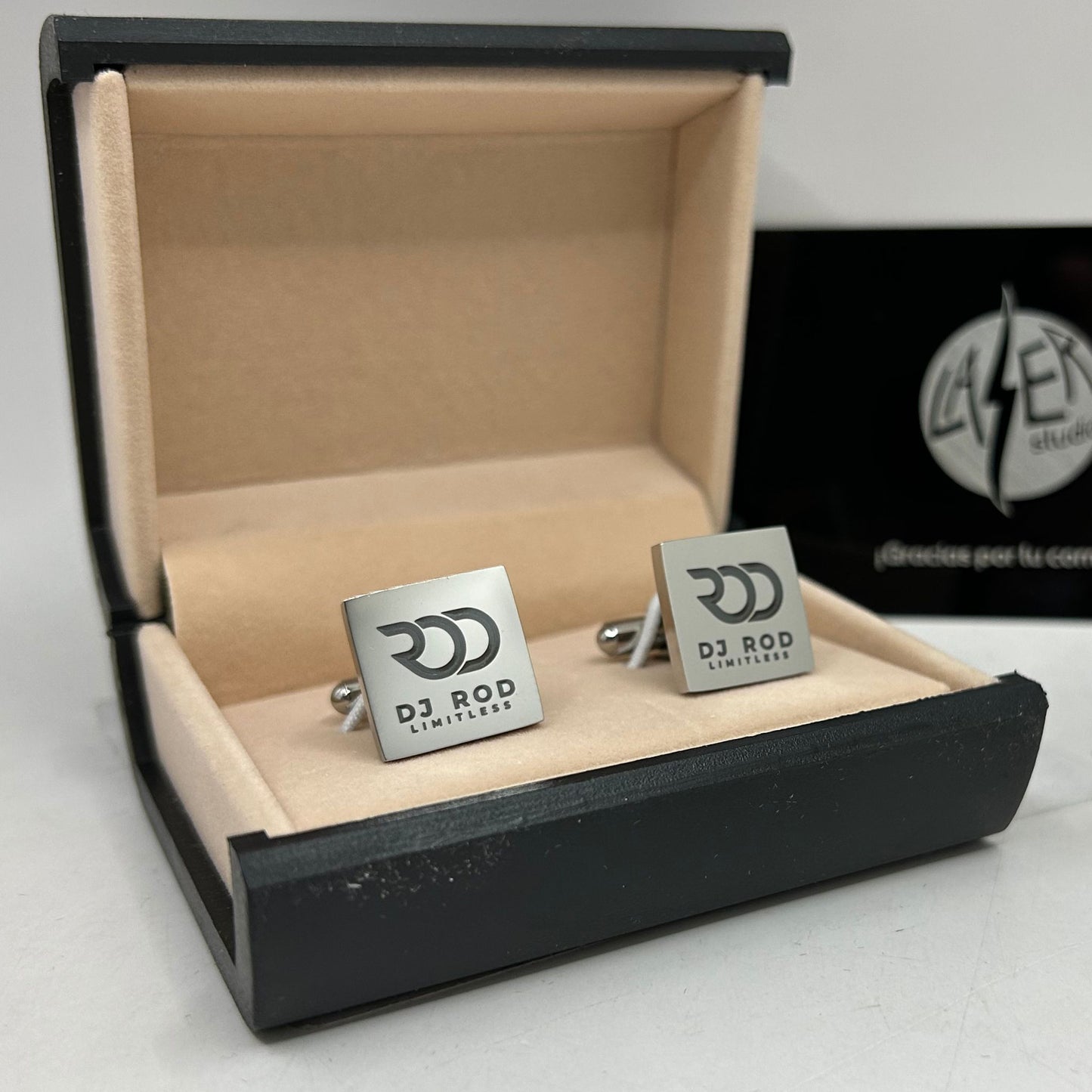 Mancuernillas Personalizadas con Monograma o Gráfico