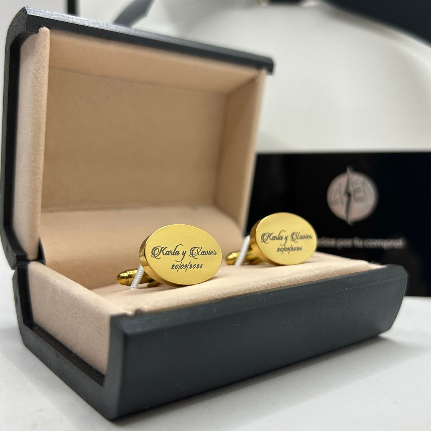 Mancuernillas personalizadas