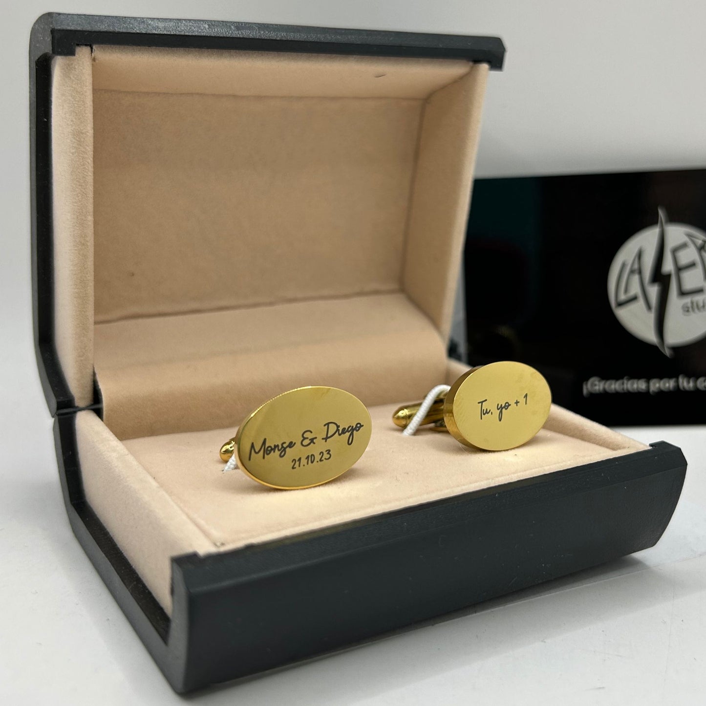 Mancuernillas personalizadas