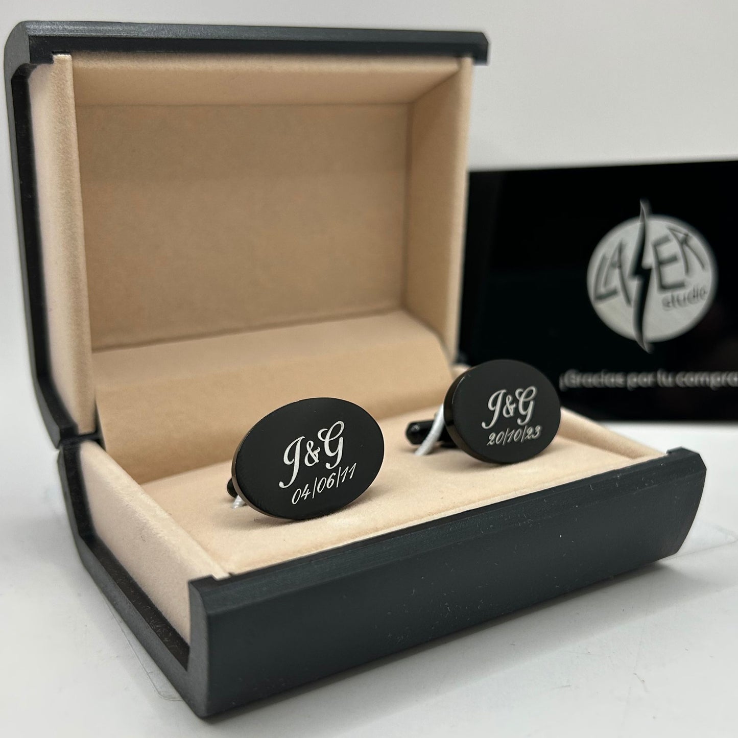 Mancuernillas personalizadas