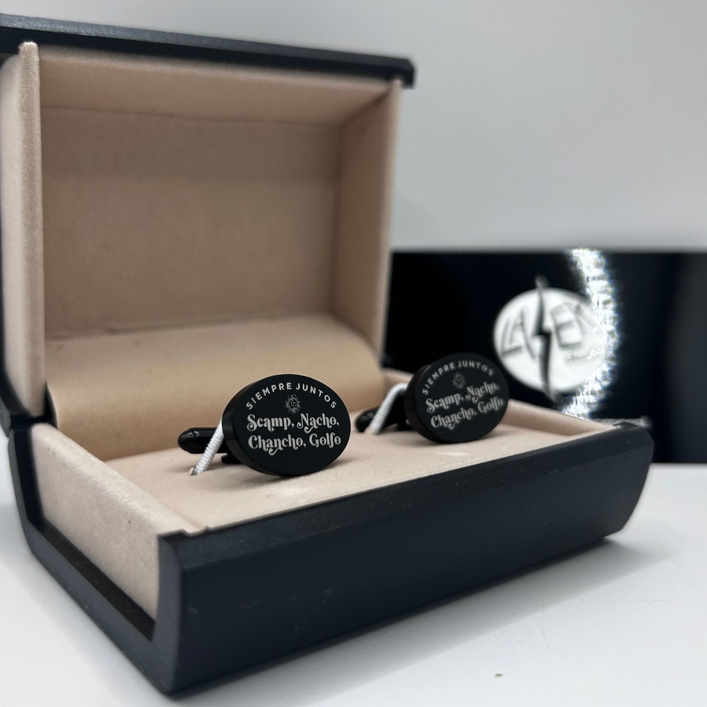 Mancuernillas Personalizadas con Monograma o Gráfico