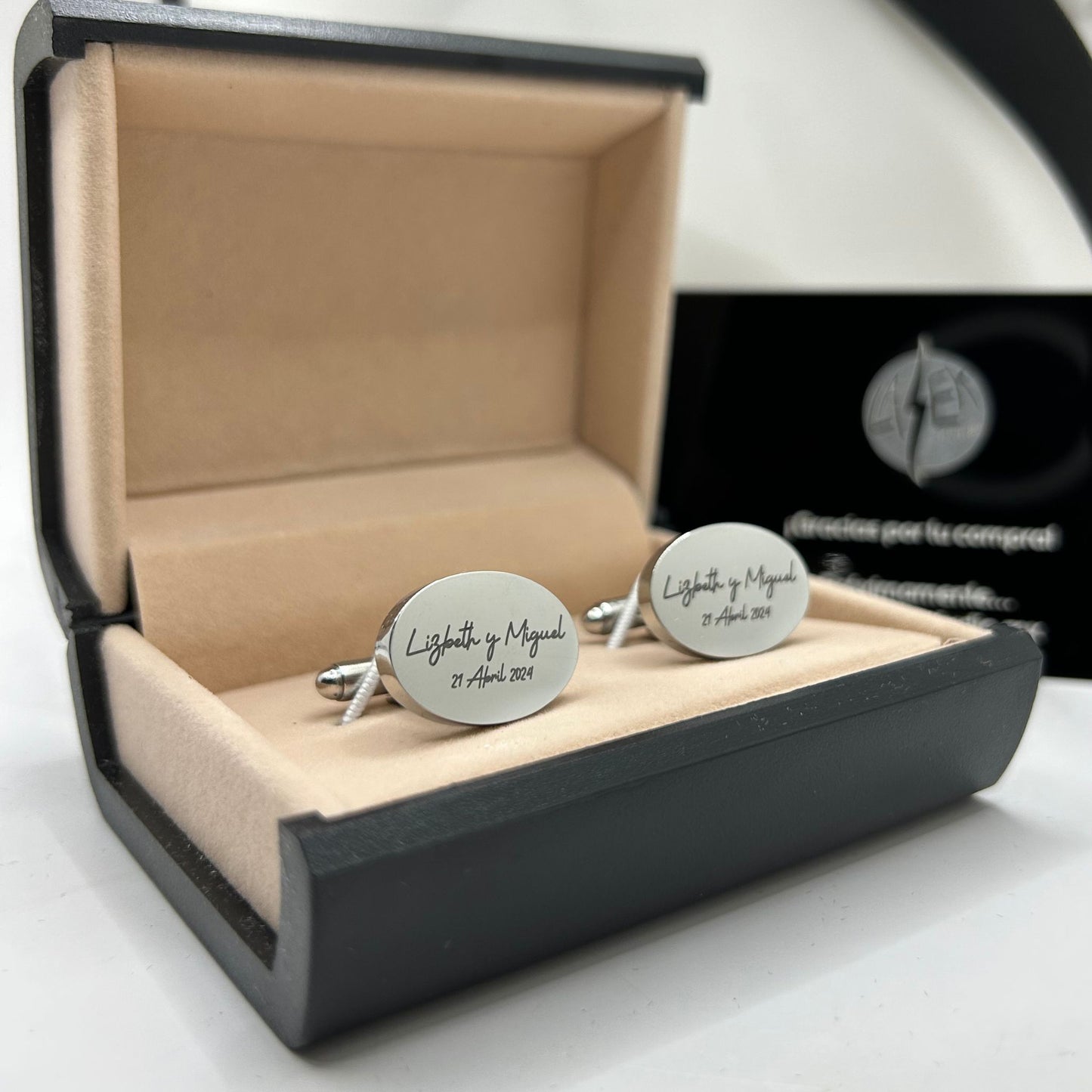 Mancuernillas personalizadas