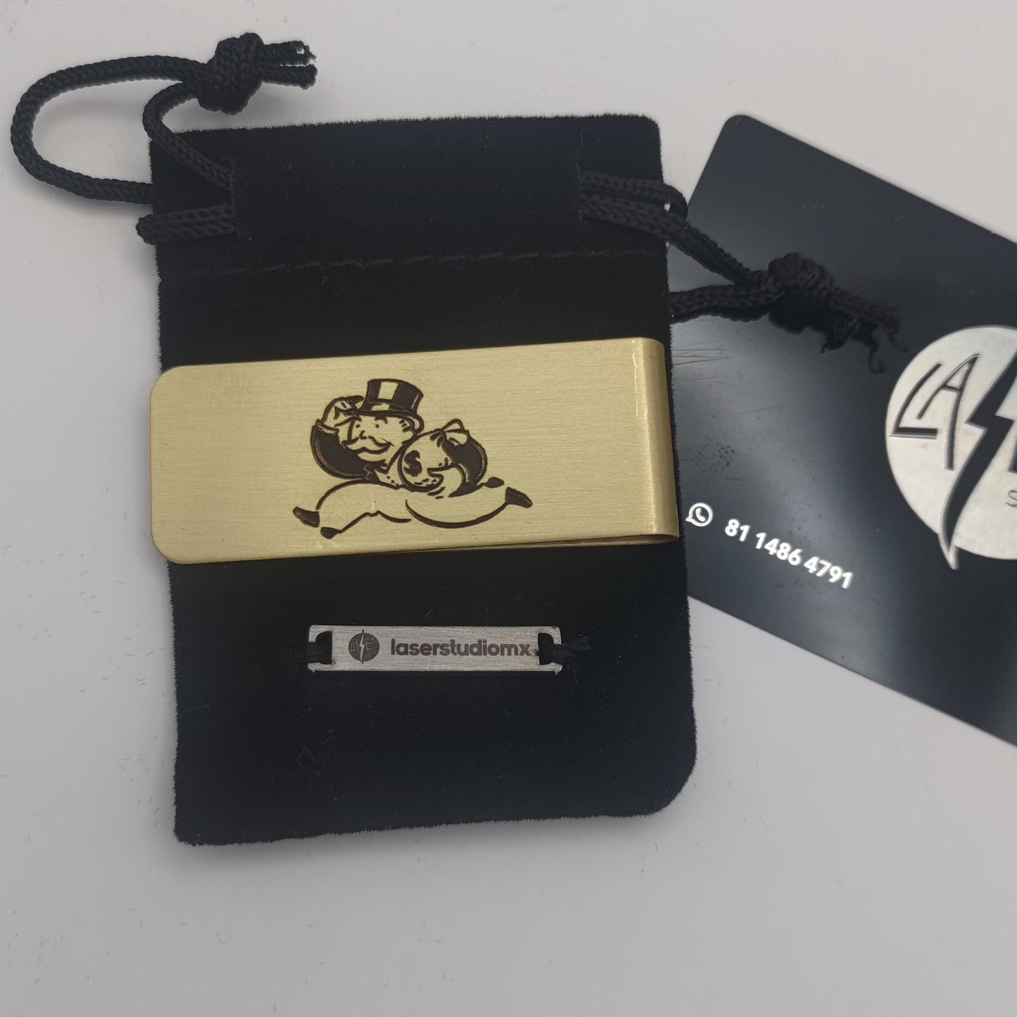 Clips para Billetes con Grabado Personalizado