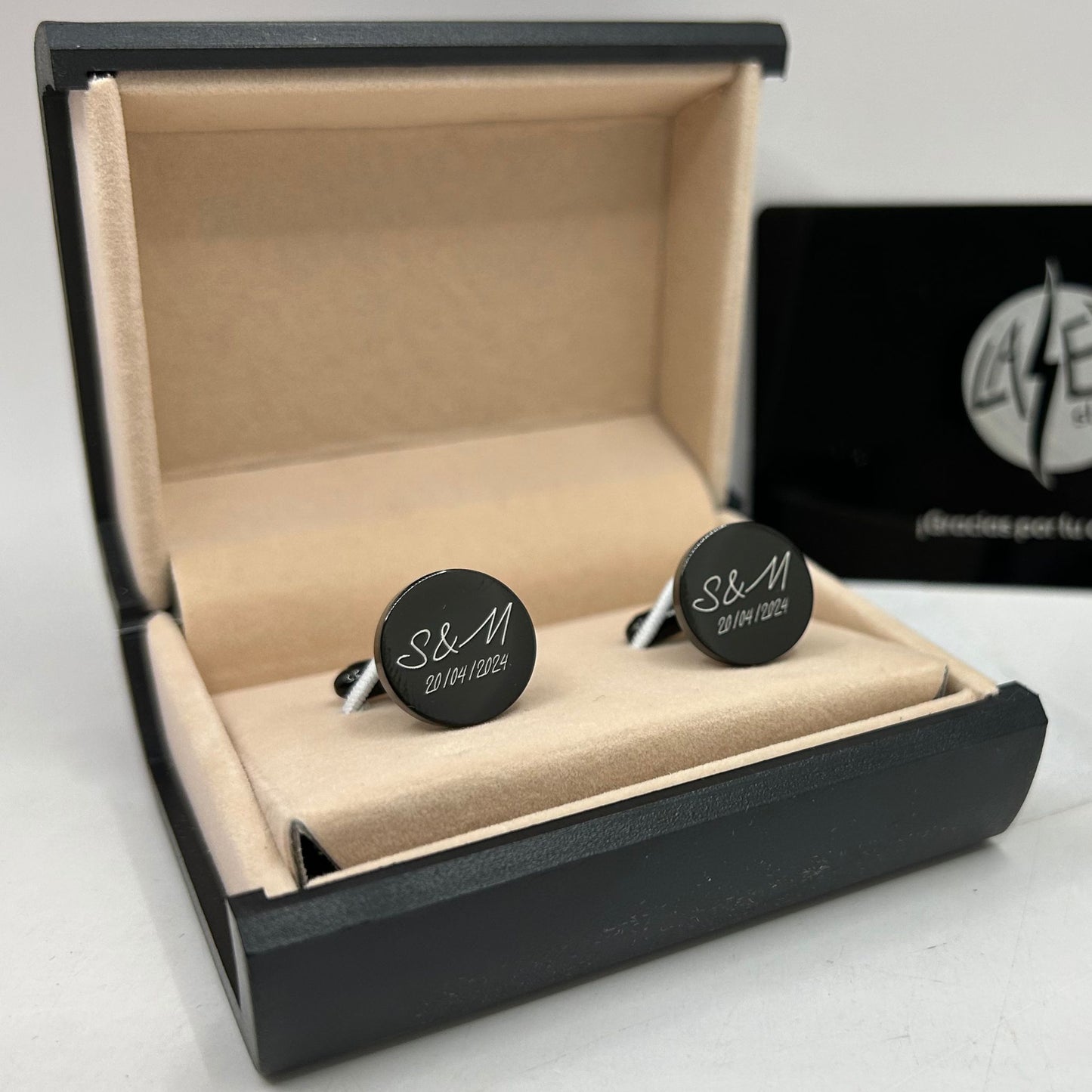 Mancuernillas personalizadas