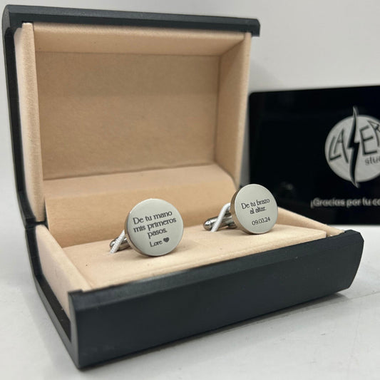 Mancuernillas personalizadas
