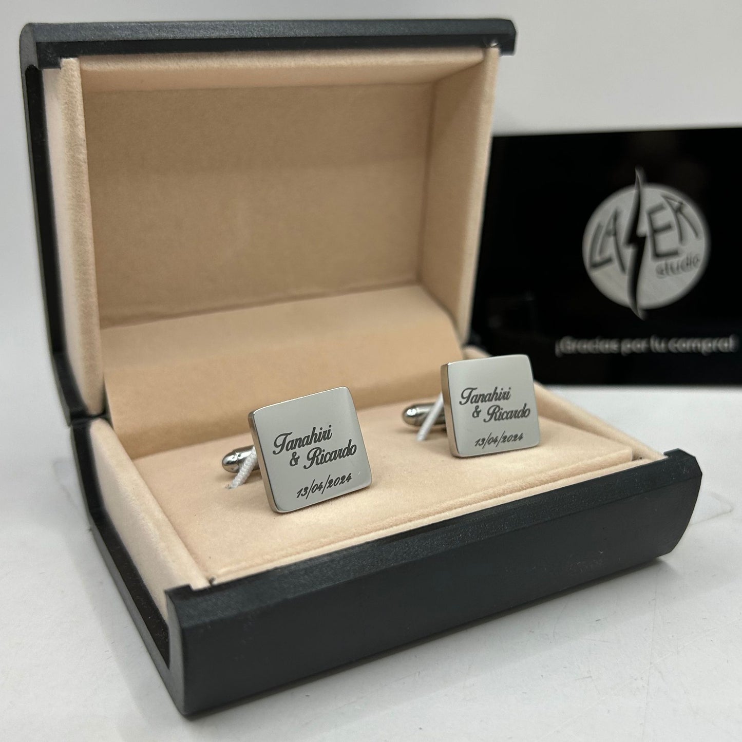 Mancuernillas personalizadas